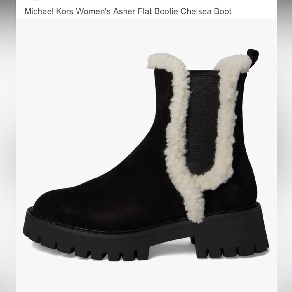 NWT Michael Kors Asher Flat Chelsea Boot